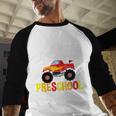 I Just Crushed Preschool Monster Graduation Pre-K Shirt Baseball Raglan Shirt