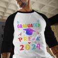 I Just Graduated Pre k Graduation 2024 Pre-Kindergarten Baseball Raglan Shirt