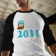 Kids Class Of 2031 Graduation Year T-Shirt Back To School Baseball Raglan Shirt