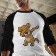 Kids Class Of 2031 Shirt Graduation Dabbing Dog Shirt Baseball Raglan Shirt