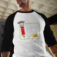 Kids Kindergarten Graduation Humor I'm So Smart I Graduated Baseball Raglan Shirt