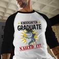 Kids Kindergarten Nailed It Shirt 2019 Shark Graduation Tee Baseball Raglan Shirt