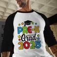 Kids Pre-K Grad 2025 Preschool Prek Graduation Baseball Raglan Shirt