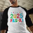 Kids Pre-K Graduate 2025 Preschool Graduation Class Of 2025 Kids Baseball Raglan Shirt