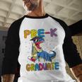 Kids Pre-K Graduate Dinosaur T-Rex Pre Kindergarten Graduation Baseball Raglan Shirt