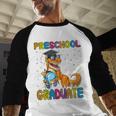 Kids Preschool Graduate Dinosaur Trex Preschool Graduation Baseball Raglan Shirt