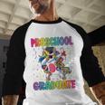 Kids Preschool Graduation Dab Unicorn Preschool Graduate Baseball Raglan Shirt