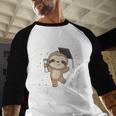 Kids Kids Preschool Nailed It Sloth Graduation Baseball Raglan Shirt