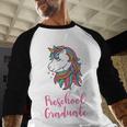 Kids Unicorn Preschool Graduation Baseball Raglan Shirt