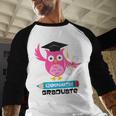 Kindergarten Graduation Tee Shirt Pink Owl T-Shir Baseball Raglan Shirt