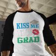 Kiss Me I'm A Grad 2018 Senior Graduation Baseball Raglan Shirt