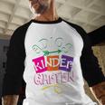 Last Day Of School Adios Kindergarten Graduation Kids Girls Baseball Raglan Shirt
