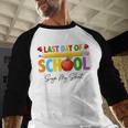 Last Day Of School Sign My Shirt Autograph Graduation Baseball Raglan Shirt