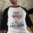 This Is My Last Rodeo Senior 2026 Cowgirl Graduation Baseball Raglan Shirt