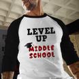 Level Up Middle School 5th Grade Graduation Baseball Raglan Shirt