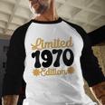 Limited 1970 Edition Retro Vintage 70s Nostalgia Baseball Raglan Shirt Limited 1970 Edition Retro Vintage 70s Nostalgia Baseball Raglan Shirt