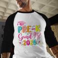 Little Miss Pre-K Grad 2026 Preschool Graduation Kids Girls Baseball Raglan Shirt