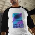 Lofi Reverie Analog Dreams Pixel 90s Desktop VHS Nostalgia Baseball Raglan Shirt