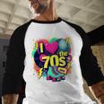I Love The 70s Retro Cassette Roller Vinyl Nostalgia Vibes Premium Tri-Blend Baseball Raglan Shirt I Love The 70s Retro Cassette Roller Vinyl Nostalgia Vibes Premium Tri-Blend Baseball Raglan Shirt