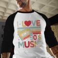 I Love 90's Music Retro Style Nostalgia Cassette 1990s Party Premium Tri-Blend Baseball Raglan Shirt I Love 90's Music Retro Style Nostalgia Cassette 1990s Party Premium Tri-Blend Baseball Raglan Shirt