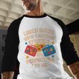 Lunch Boxes With Stickers Lunch Box Nostalgia Retro Baseball Raglan Shirt