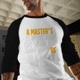 Master Degree When You Take Bs To New Level Graduation Premium Baseball Raglan Shirt