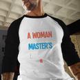 Masters In Education Degree Graduation Women MeD Baseball Raglan Shirt