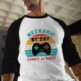 Mechanic Birthday For Graduation Or Christmas Baseball Raglan Shirt