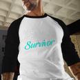 Medical School Survivor Med Student Graduation Baseball Raglan Shirt