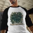 I Miss The Static Retro VHS Nostalgia Art Baseball Raglan Shirt I Miss The Static Retro VHS Nostalgia Art Baseball Raglan Shirt