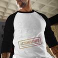 Mission Graduation Accomplished For Class Of 2025 Baseball Raglan Shirt