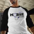 Murse Est 2018 Male Nurse Graduation Baseball Raglan Shirt