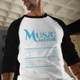 Music Major Student Pun Graduation Baseball Raglan Shirt