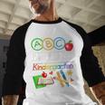 Next Stop Kindergarten Preschool Graduation 2025 Boy Girl Baseball Raglan Shirt