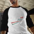 Nostalgia 80s Duck Goose Distressed Baseball Raglan Shirt