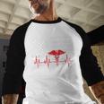 Nurse 2018 American Flag Tee Nursing School Graduation Baseball Raglan Shirt