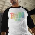 Nurse Graduation Shirt RN Est 2018 Rainbow Tshirt Baseball Raglan Shirt