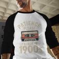 Patience Please I'm From The 1900s Cassette Baseball Raglan Shirt
