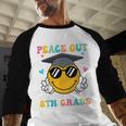 Peace Out 5th Grade Graduation Last Day Of School Baseball Raglan Shirt