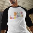 Peace Out Elementary Graduation Graduate Class Of 2025 Baseball Raglan Shirt