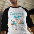 Pharmacy Life Pharmacist Chemist Student PharmD Graduation Baseball Raglan Shirt