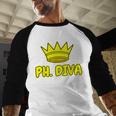 PhD Graduation Ph Diva t Shirt Phdiva Phd t Baseball Raglan Shirt