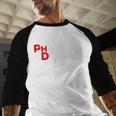 Phinally Done Graduation 2019 Phd Shirt Baseball Raglan Shirt