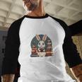 Please Be Patient With Me I'm From The 1900s Bunny 90s Baseball Raglan Shirt