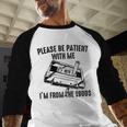 Please Be Patient With Me I'm From The 1900s Cassette Pencil Premium Baseball Raglan Shirt Please Be Patient With Me I'm From The 1900s Cassette Pencil Premium Baseball Raglan Shirt