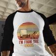 Please Be Patient With Me I'm From The 1900s Cool Dad Baseball Raglan Shirt