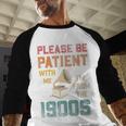 Please Be Patient With Me I'm From The 1900s Cool Gramophone Premium Baseball Raglan Shirt Please Be Patient With Me I'm From The 1900s Cool Gramophone Premium Baseball Raglan Shirt