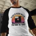Please Be Patient With Me I'm From The 1900s Floppy Disk Baseball Raglan Shirt