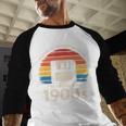 Please Be Patient With Me I'm From The 1900s Floppy Disk Premium Tri-Blend Baseball Raglan Shirt