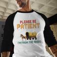 Please Be Patient With My I'm From The 1900s Old Retro Baseball Raglan Shirt Please Be Patient With My I'm From The 1900s Old Retro Baseball Raglan Shirt